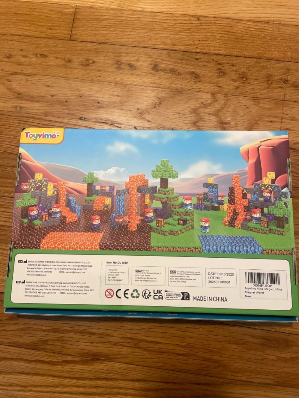 Toyvimo Magnetic Building Cubes Forest Mine Set, 150 Pieces, New